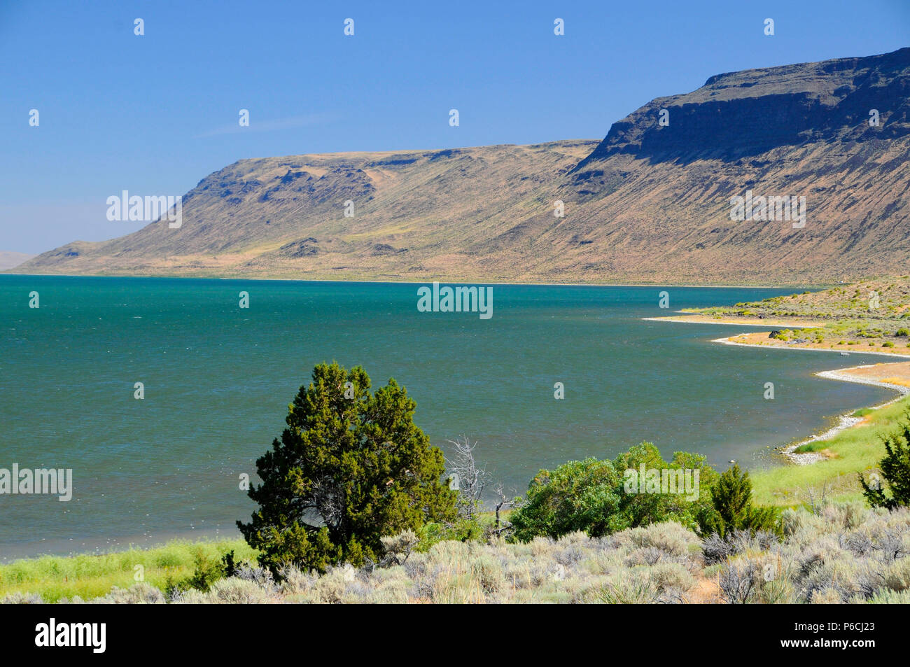 Lake Abert, Lakeview Bezirk Bureau of Landmanagement, Oregon Stockfoto