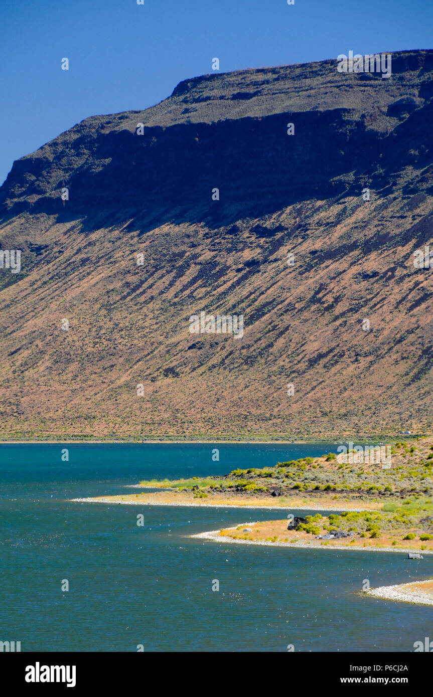 Lake Abert, Lakeview Bezirk Bureau of Landmanagement, Oregon Stockfoto