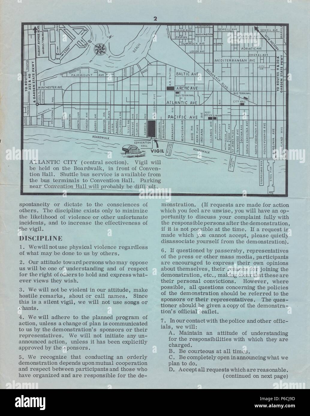 Faltblätter, 1970. () Stockfoto