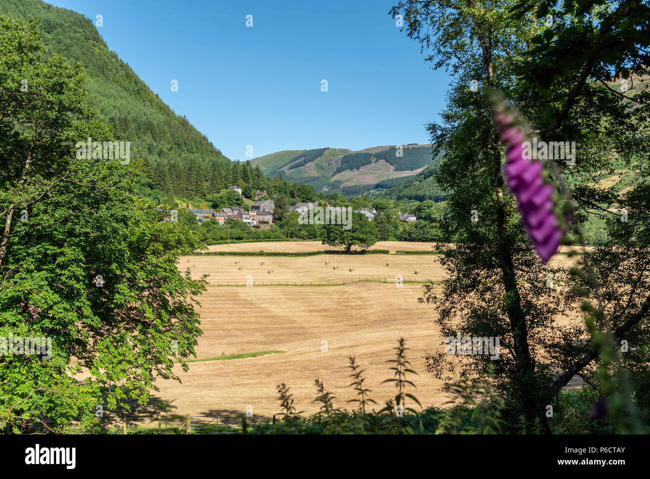 Dinas Mawddwy Stockfoto