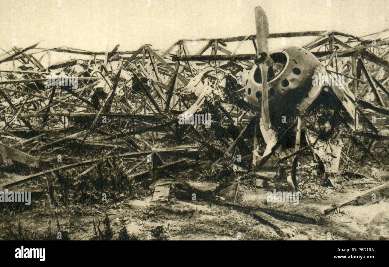 Frankreich, Zerstörung, ww1, Wwi, Erster Weltkrieg Stockfoto