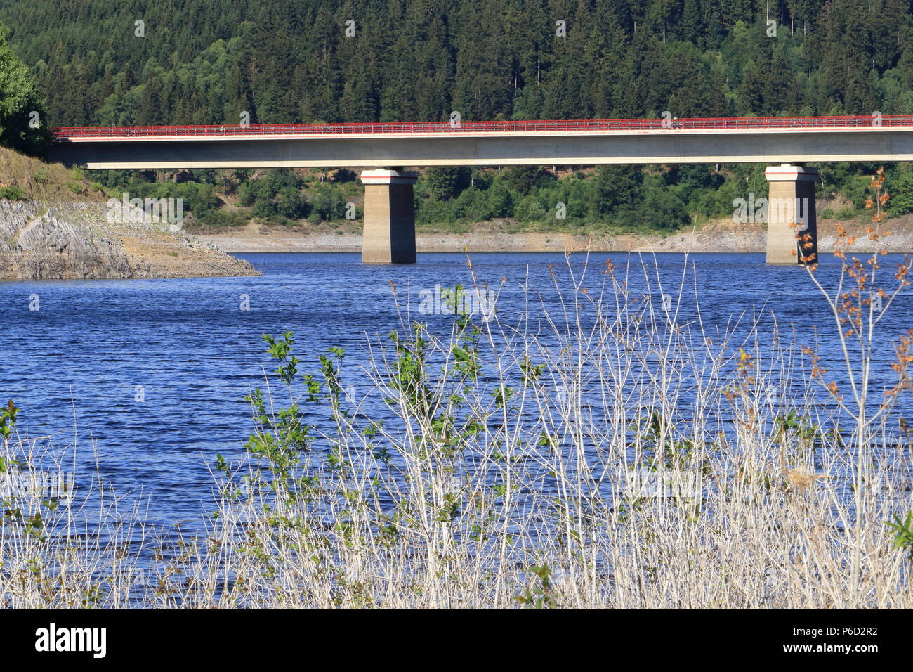 Oker Behälter im Harz, Niedersachsen, Deutschland. Stockfoto