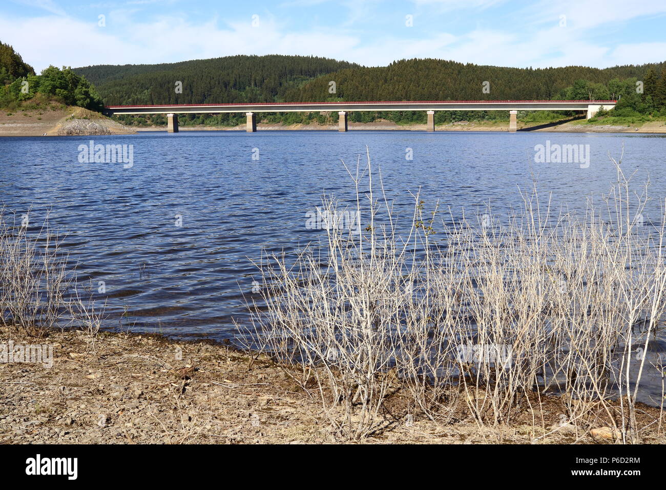 Oker Behälter im Harz, Niedersachsen, Deutschland. Stockfoto