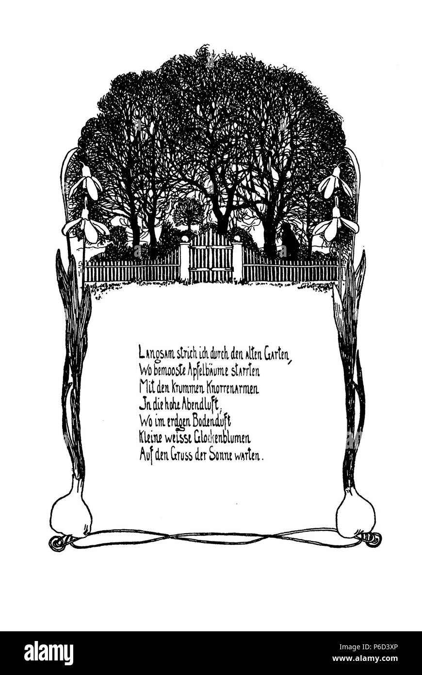 52 Heinrich Vogeler Dir S27 Stockfoto