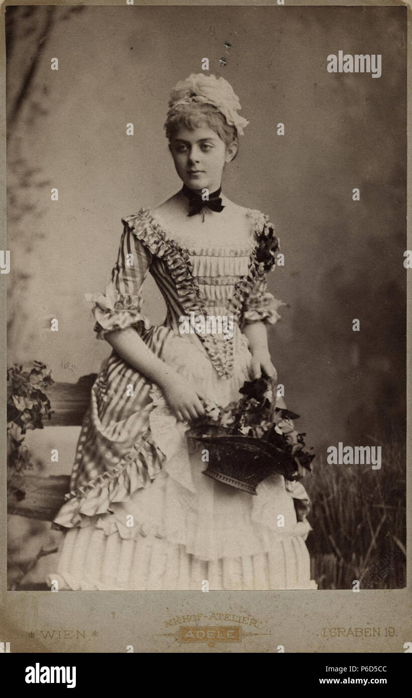 English: Maria 'Mary' von vetsera Englisch: Baronesse Mary Vetsera (1871-1889). Von 1889 62 Maria Vetsera 117096 (voller Druck) Stockfoto