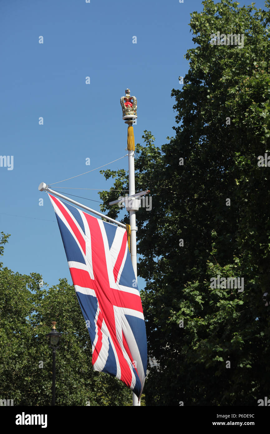 Union Jack London, England Stockfoto