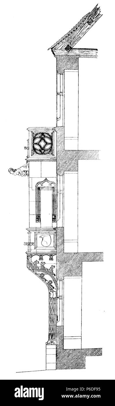 . Freiburg im Breisgau. Stadt und ihre Bauten sterben. N/A47 Freiburg Bauten b 214-2 (7/8) -2-2 Stockfoto