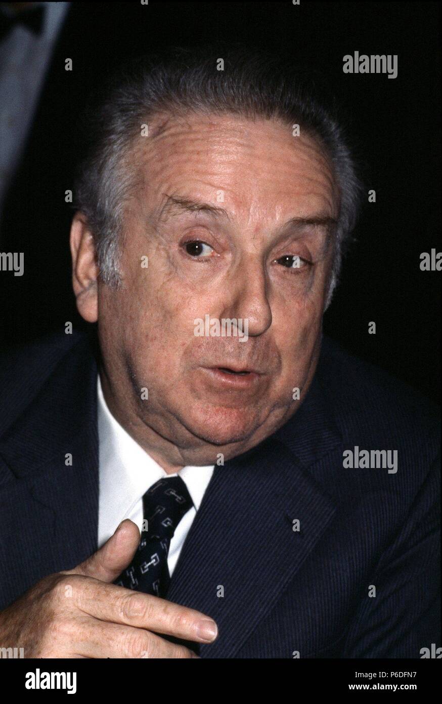 LARA, JOSE MANUEL. EMPRESARIO ESPAÑOL. EL PEDROSO 1914-2003. FOTO DE 1978. Stockfoto