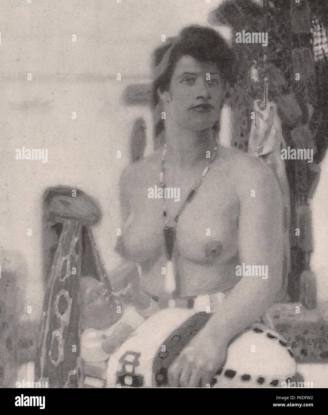 49 Fritz Erler - Nordische Mutter Stockfoto