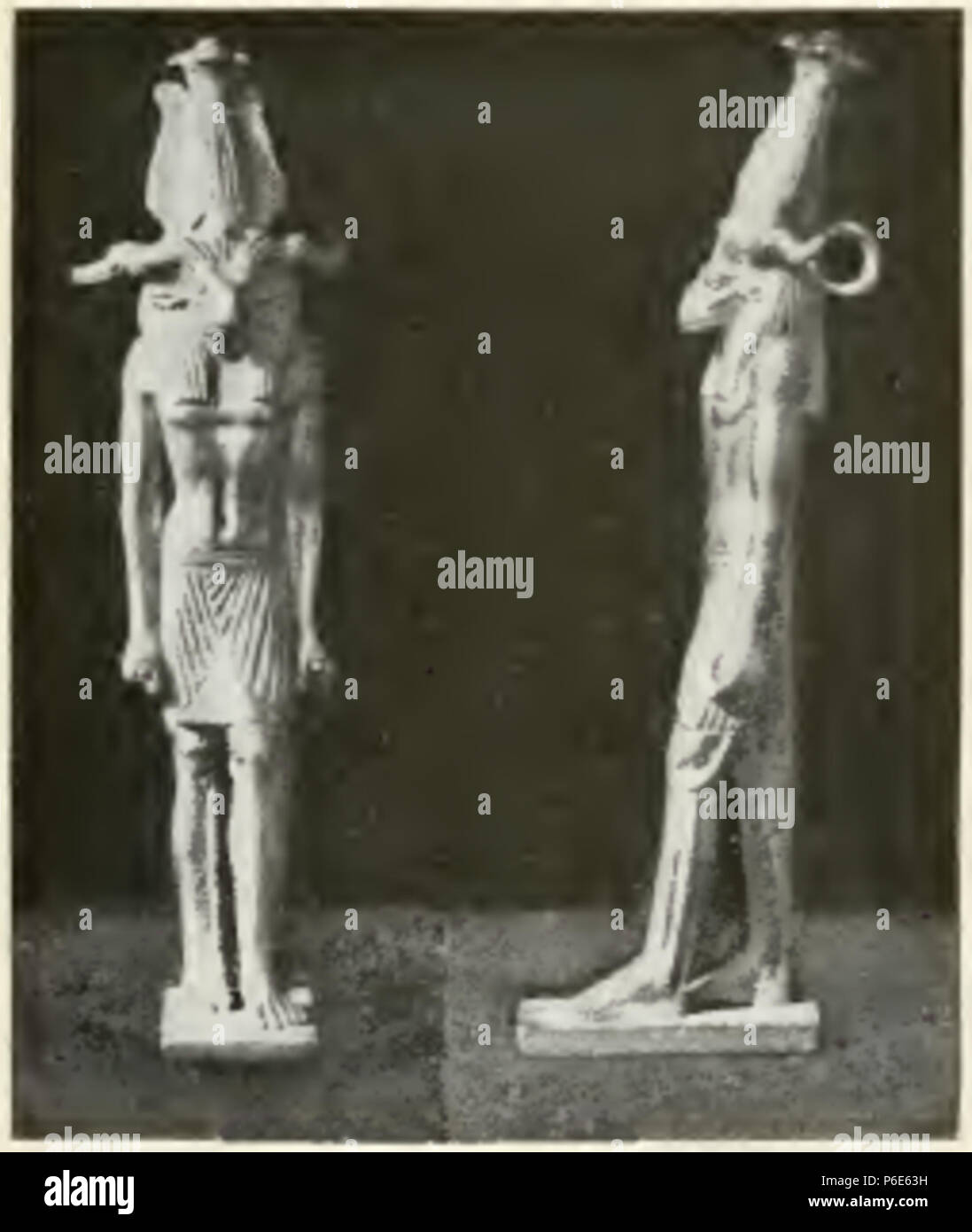 67 Peftjauawybast Petrie Stockfoto