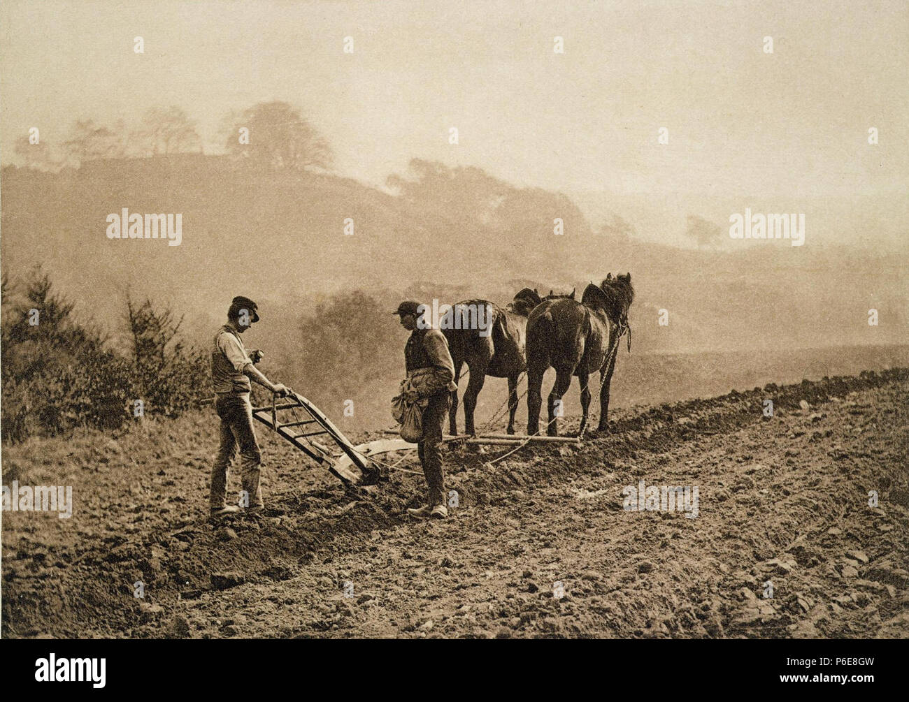 Die Landwirte Whitby/Abendessen Zeit. veröffentlicht Sutcliff 1889-91 76 41 Stockfoto