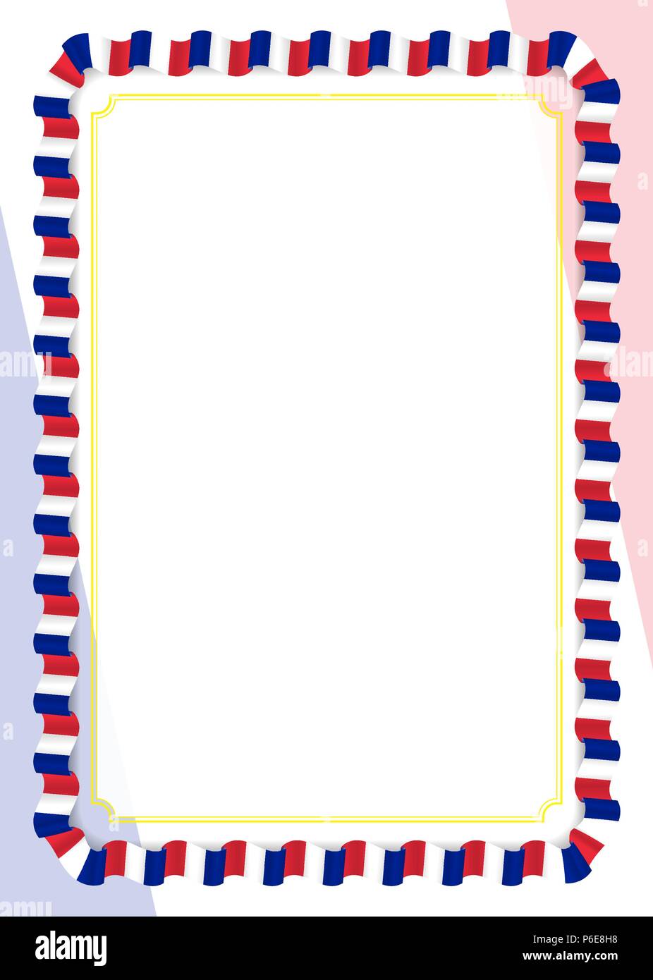 Frankreich Flagge Vektorgrafik. Rechteck französische Flagge