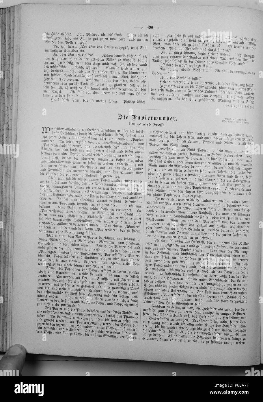 . Gartenlaube sterben. English: Seite 490 aus 'Die Gartenlaube'. Englisch: Seite 490 aus der Zeitschrift Die Gartenlaube für das Jahr 1895. Extrahierte Bild (falls vorhanden): Datei: Die Gartenlaube (1895) b 490.jpg - Hochauflösende,  2,5 MB. English: keine Bildunterschrift Englisch: keine Bildunterschrift. N/A 21 Gartenlaube (1895) 490 Sterben Stockfoto