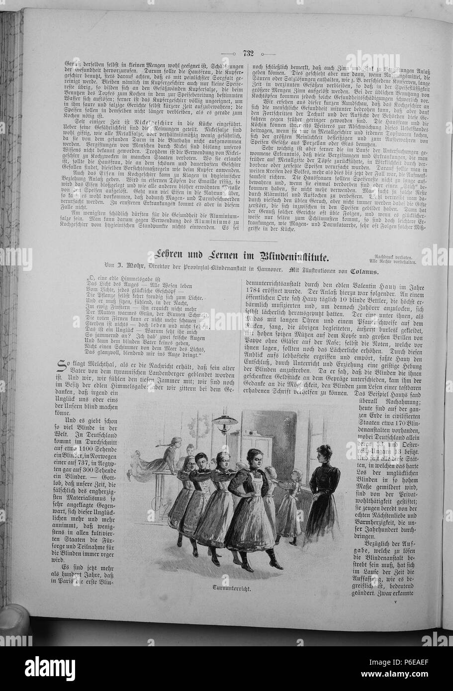. Gartenlaube sterben. English: Seite 732 aus 'Die Gartenlaube'. Englisch: Seite 732 aus der Zeitschrift Die Gartenlaube für das Jahr 1895. Extrahierte Bild (falls vorhanden): Datei: Die Gartenlaube (1895) b 732.jpg - Hochauflösende,  2,5 MB. English: keine Bildunterschrift Englisch: keine Bildunterschrift. N/A22 Gartenlaube (1895) 732 Sterben Stockfoto