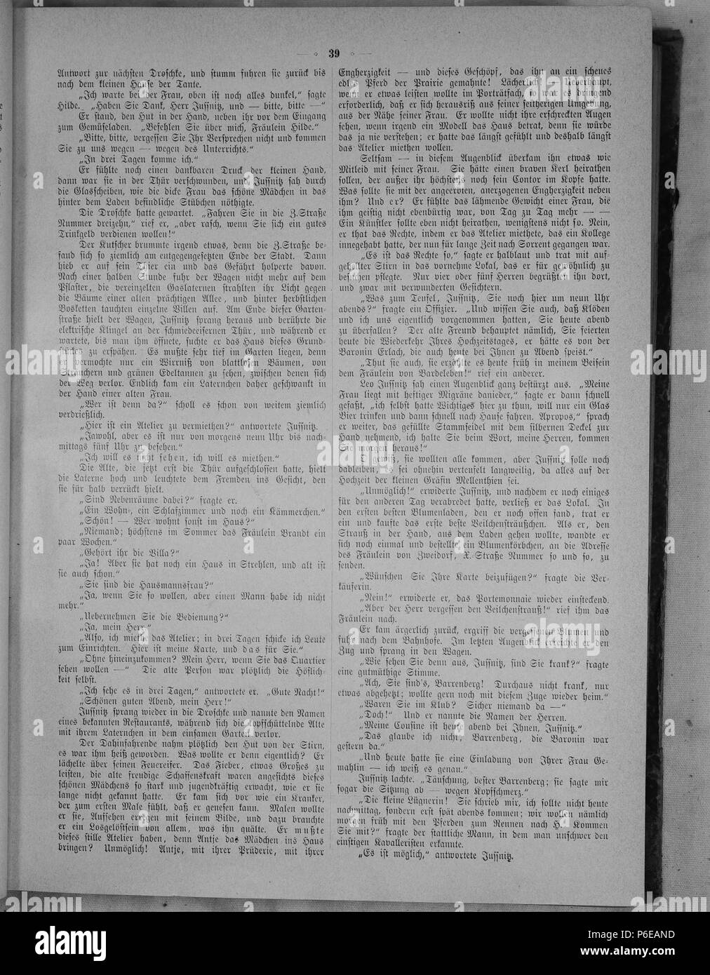 . Gartenlaube sterben. English: Seite 39 aus 'Die Gartenlaube'. Englisch: Seite 39 aus der Zeitschrift Die Gartenlaube für 1891. Extrahierte Bild (falls vorhanden): Datei: Sterben b039 Gartenlaube (1891).jpg - Hochauflösende,  2,5 MB. English: keine Bildunterschrift Englisch: keine Bildunterschrift. N/A13 die Gartenlaube (1891) 039 Sterben Stockfoto