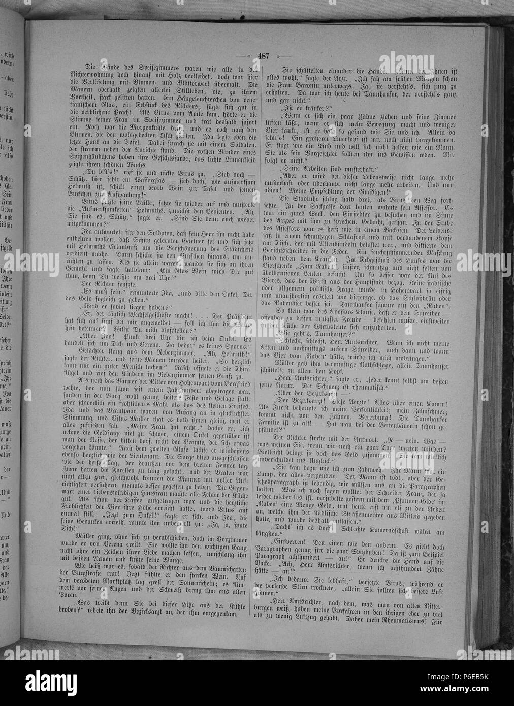 . Gartenlaube sterben. English: Seite 487 aus 'Die Gartenlaube'. Englisch: Seite 487 aus der Zeitschrift Die Gartenlaube für 1891. Extrahierte Bild (falls vorhanden): Datei: Die Gartenlaube (1891) b 487.jpg - Hochauflösende,  2,5 MB. English: keine Bildunterschrift Englisch: keine Bildunterschrift. N/A 15 Gartenlaube (1891) 487 Sterben Stockfoto