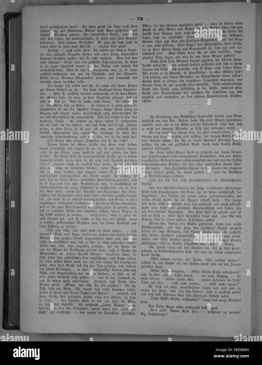 . Gartenlaube sterben. English: Seite 776 aus 'Die Gartenlaube'. Englisch: Seite 776 aus der Zeitschrift Die Gartenlaube für 1891. Extrahierte Bild (falls vorhanden): Datei: Die Gartenlaube (1891) b 776.jpg - Hochauflösende,  2,5 MB. English: keine Bildunterschrift Englisch: keine Bildunterschrift. N/A17 Gartenlaube (1891) 776 Sterben Stockfoto