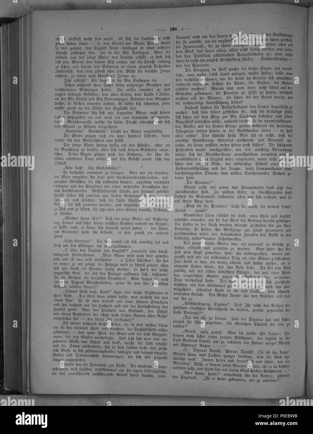 . Gartenlaube sterben. English: Seite 598 aus 'Die Gartenlaube'. Englisch: Seite 598 aus der Zeitschrift Die Gartenlaube für 1891. Extrahierte Bild (falls vorhanden): Datei: Die Gartenlaube (1891) b 598.jpg - Hochauflösende, ~ 2,5 MB. English: keine Bildunterschrift Englisch: keine Bildunterschrift. N/A 16 Gartenlaube (1891) 598 Sterben Stockfoto