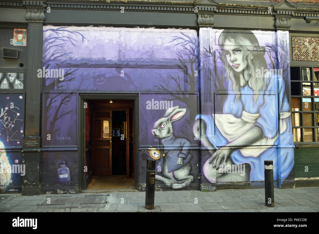 Street Art auf Shoreditch Stockfoto