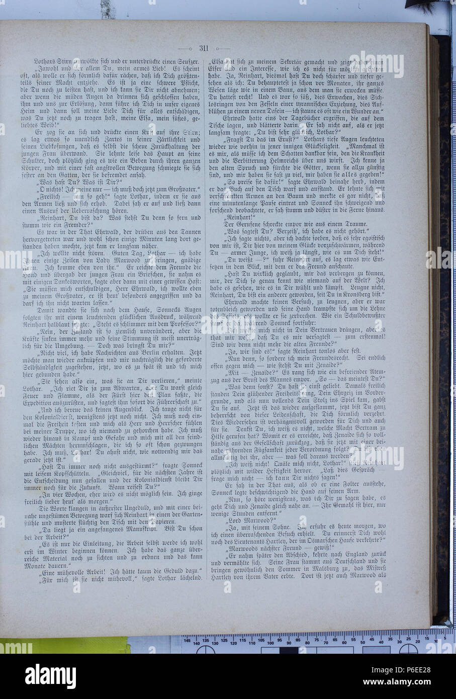 . Gartenlaube sterben. Ausdruck Fehler: nicht erkanntes Wort 'die'. English: keine Bildunterschrift Englisch: keine Bildunterschrift. N/A25 Gartenlaube (1896) 0311 sterben Stockfoto