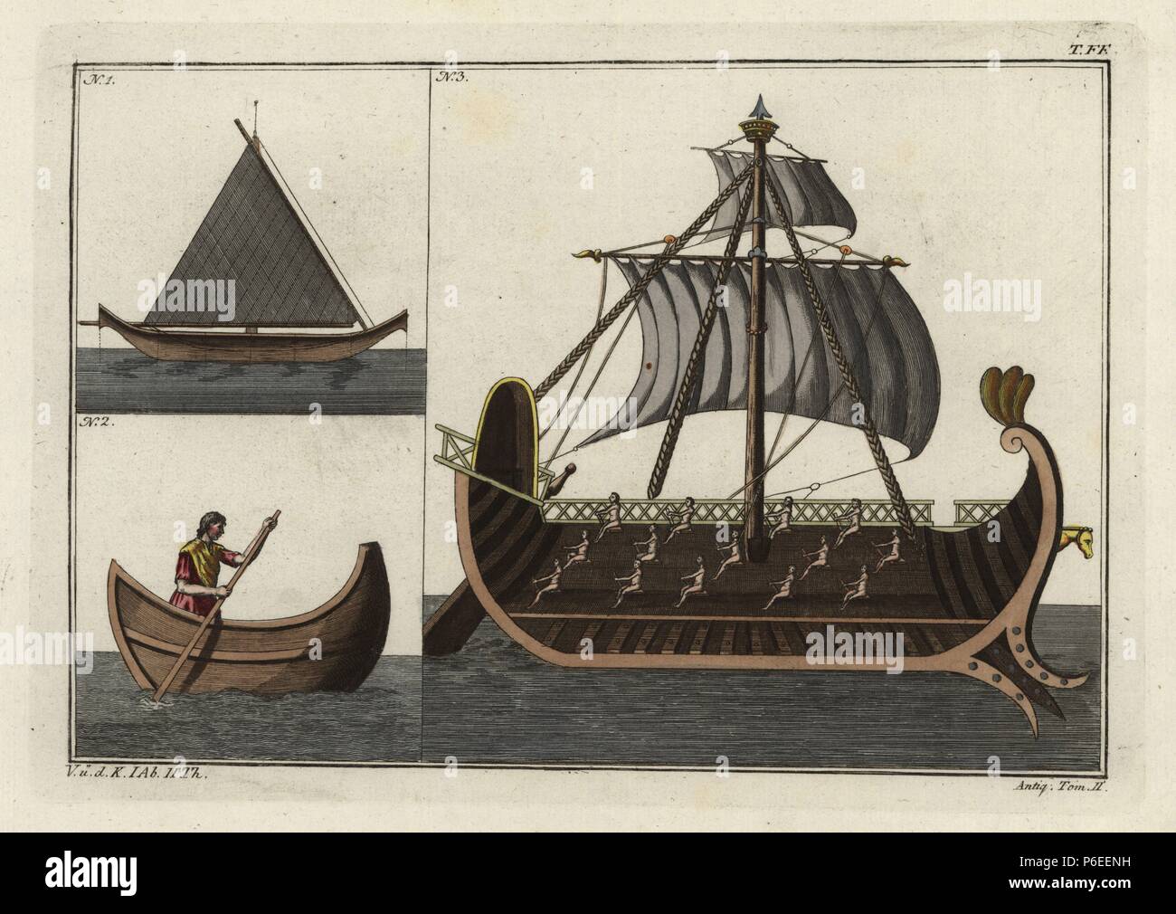 ägyptische Behälter 1 Phönizische Transport Boot 2 Und