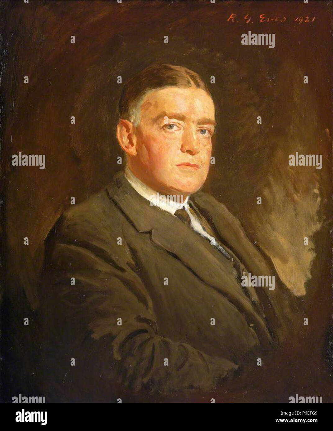 X-Standard 75 Sir Ernest Henry Shackleton (1921 Portrait-2) Stockfoto