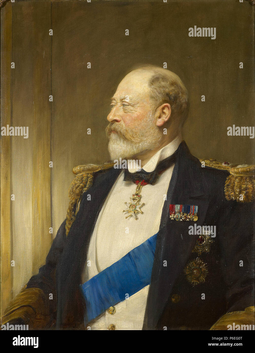 Englisch: Porträt von König Edward VII. 1911 6 Arthur Stockdale bewältigen - King Edward VII 1911 Stockfoto