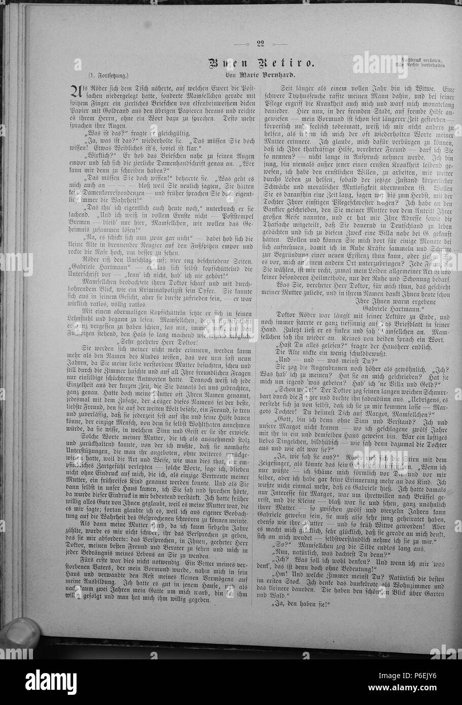 . Gartenlaube sterben. English: Seite 23 aus 'Die Gartenlaube'. Englisch: Seite 22 aus der Zeitschrift Die Gartenlaube für das Jahr 1895. Extrahierte Bild (falls vorhanden): Datei: Sterben b022 Gartenlaube (1895).jpg - Hochauflösende,  2,5 MB. English: keine Bildunterschrift Englisch: keine Bildunterschrift. N/A 18 Gartenlaube (1895) 022 Sterben Stockfoto