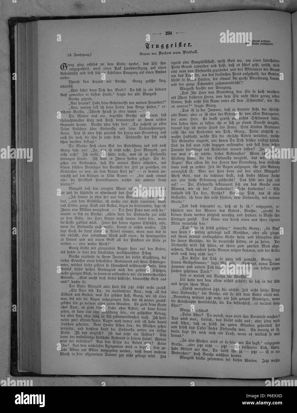 . Gartenlaube sterben. English: Seite 234 aus 'Die Gartenlaube'. Englisch: Seite 234 von Zeitschrift Die Gartenlaube für 1891. Extrahierte Bild (falls vorhanden): Datei: Die Gartenlaube (1891) b 234.jpg - Hochauflösende,  2,5 MB. English: keine Bildunterschrift Englisch: keine Bildunterschrift. N/A14 Gartenlaube (1891) 234 Sterben Stockfoto