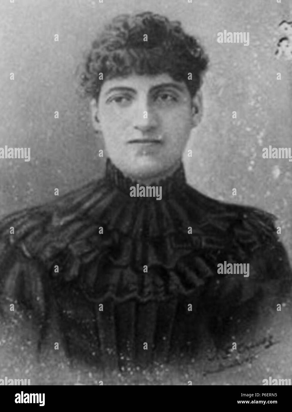 Español: Retrato de Dama de 1886, de Antigua Guatemala. 1886 1 1886 Porträt Stockfoto