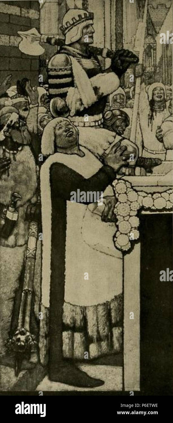 Fritz Erler - Ausschnitt aus den Wandbildern im Festsaal des Neuen Rathauses in Hannover, 1913. 1913 49 Fritz Erler - Ausschnitt aus den Wandbildern im Festsaal des Neuen Rathauses in Hannover, 1913 (5) Stockfoto