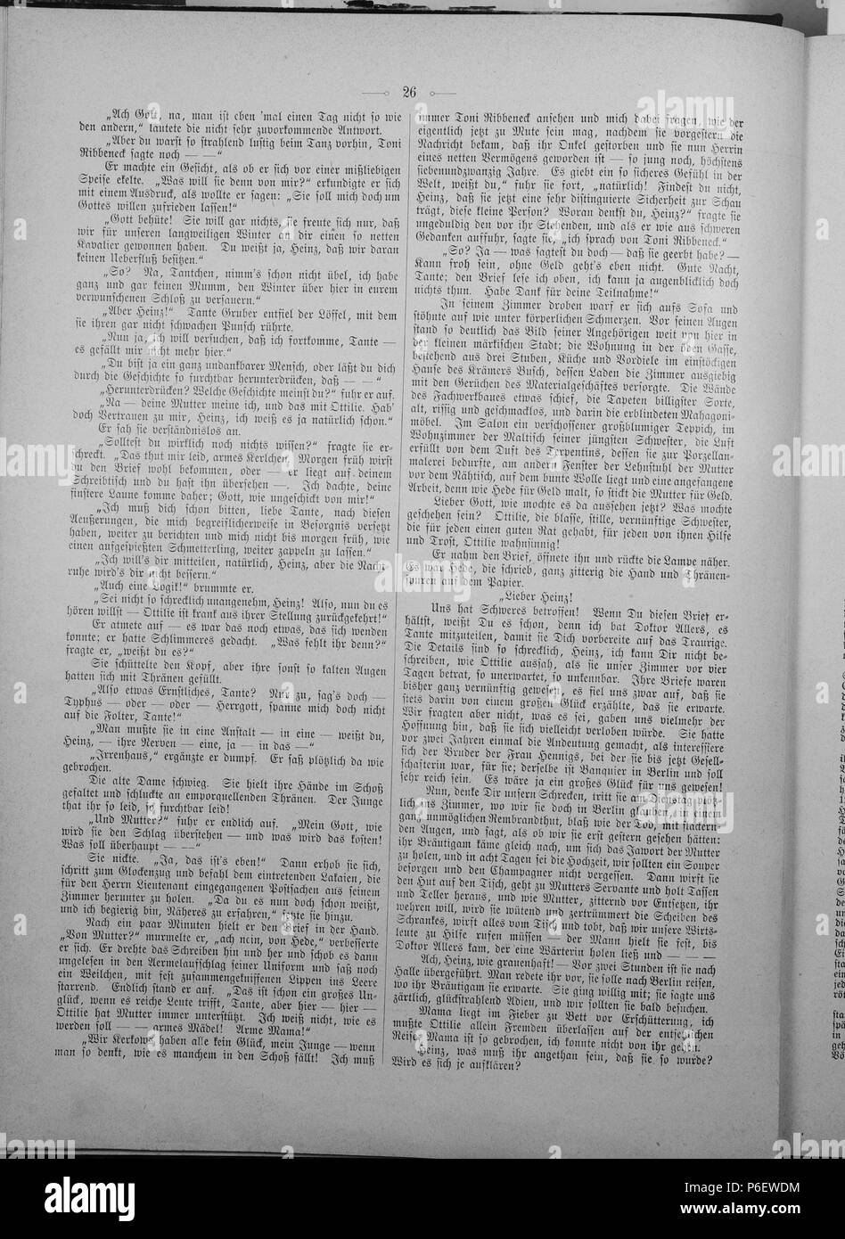 . Gartenlaube sterben. English: Seite 26 aus 'Die Gartenlaube'. Englisch: Seite 26 aus der Zeitschrift Die Gartenlaube für 1897. Extrahierte Bild (falls vorhanden): Datei: Sterben b026 Gartenlaube (1897).jpg - Hochauflösende,  2,5 MB. English: keine Bildunterschrift Englisch: keine Bildunterschrift. N/A 28 Gartenlaube (1897) 026 Sterben Stockfoto