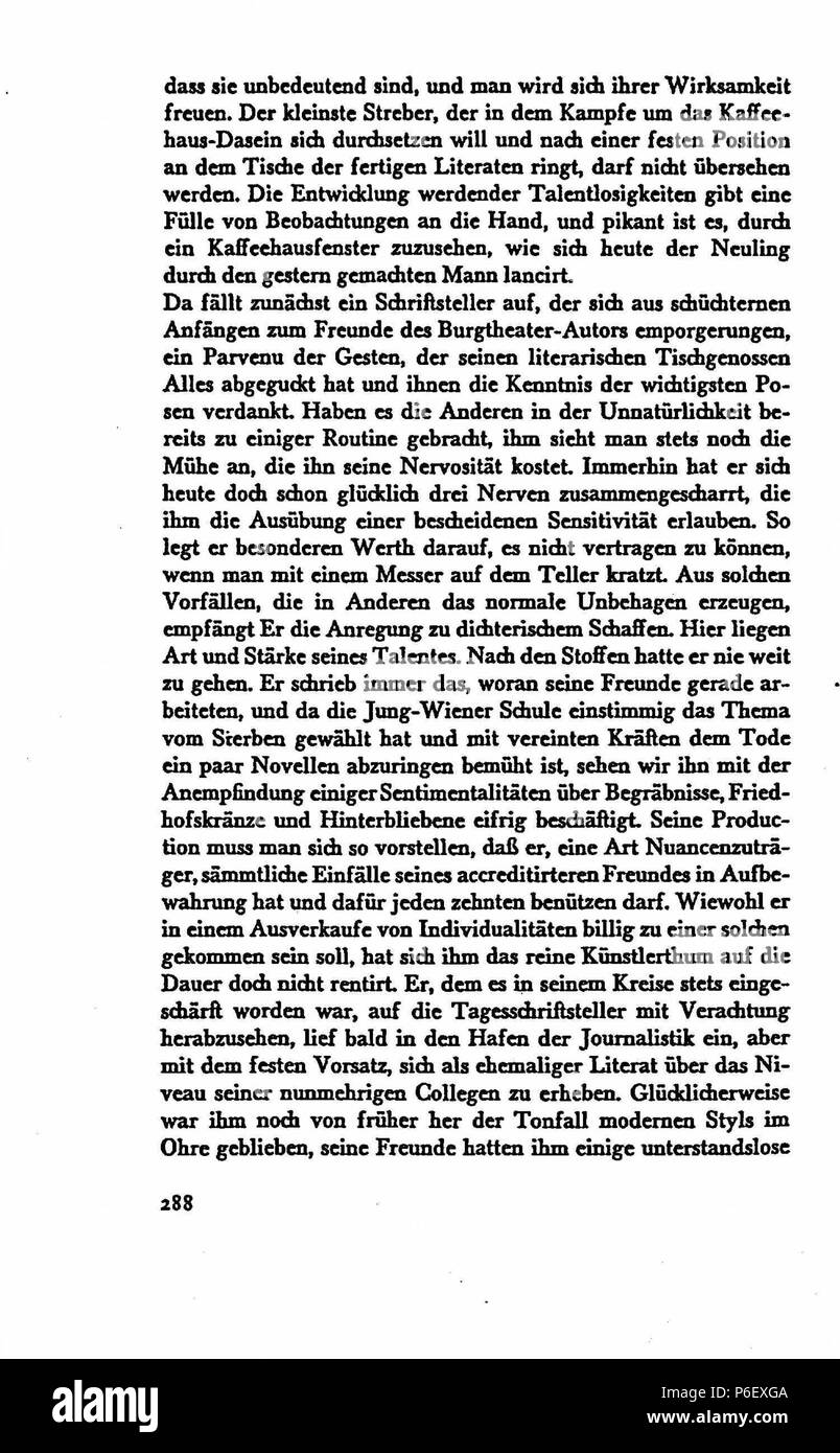 . Die Demolierte Literatur. Deutsch: Dies ist ein Scan des historischen Buches Deutsch: Dies ist ein Scan des historischen Dokument. N/A12 De demolirte Literatur Kraus 34 Sterben Stockfoto