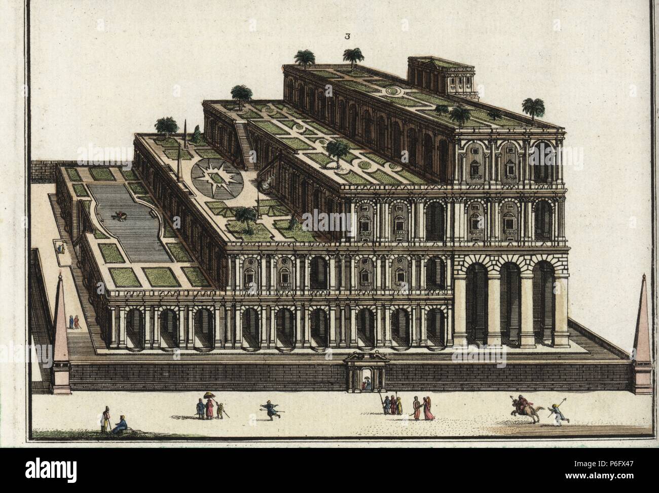 Die hängenden gärten von babylon Fotos und Bildmaterial in hoher