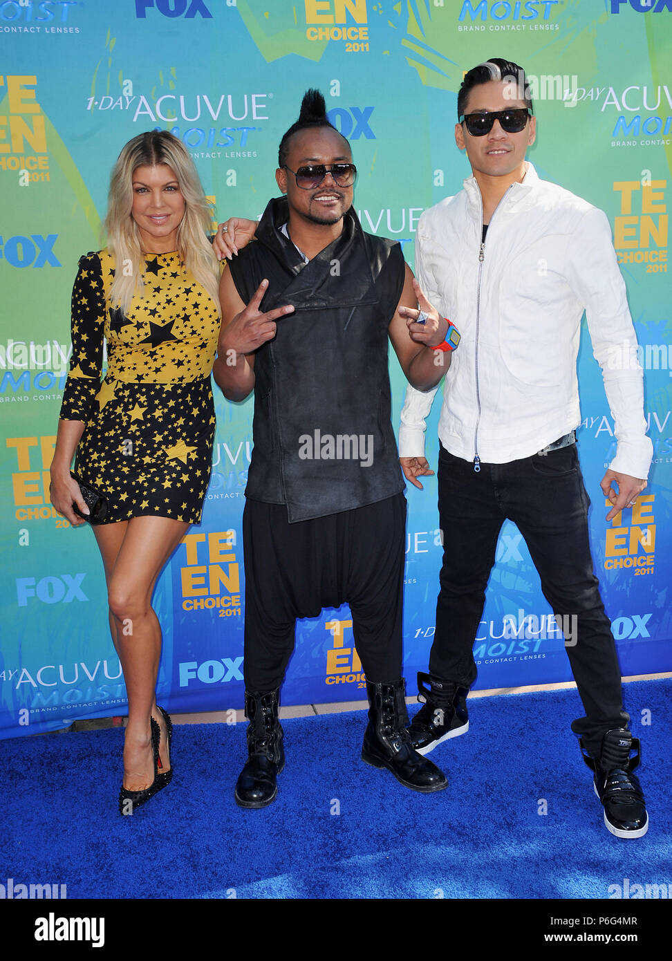 Fergie, Apl.de.ap und Taboo von Black Eyed Peas bei den Teen Choice Awards 2011 an der Gibson Universal Amphitheater in Los Angeles. Fergie, Apl.de.ap und Taboo von Black Eyed Peas 119 Veranstaltung in Hollywood Leben - Kalifornien, Red Carpet Event, USA, Filmindustrie, Prominente, Fotografie, Bestof, Kunst, Kultur und Unterhaltung, Topix prominente Mode, Besten, Hollywood Leben, Event in Hollywood Leben - Kalifornien, Roter Teppich und backstage,, Kunst, Kultur und Unterhaltung, Fotografie, Anfrage tsuni@Gamma-USA.com, Musik Prominente, Musiker, Music Group 2010, Fergie, Apl.de.ap und Taboo von B Stockfoto Fergie, Apl.de.ap und Taboo von Black Eyed Peas bei den Teen Choice Awards 2011 an der Gibson Universal Amphitheater in Los Angeles. Fergie, Apl.de.ap und Taboo von Black Eyed Peas 119 Veranstaltung in Hollywood Leben - Kalifornien, Red Carpet Event, USA, Filmindustrie, Prominente, Fotografie, Bestof, Kunst, Kultur und Unterhaltung, Topix prominente Mode, Besten, Hollywood Leben, Event in Hollywood Leben - Kalifornien, Roter Teppich und backstage,, Kunst, Kultur und Unterhaltung, Fotografie, Anfrage tsuni@Gamma-USA.com, Musik Prominente, Musiker, Music Group 2010, Fergie, Apl.de.ap und Taboo von B Stockfoto