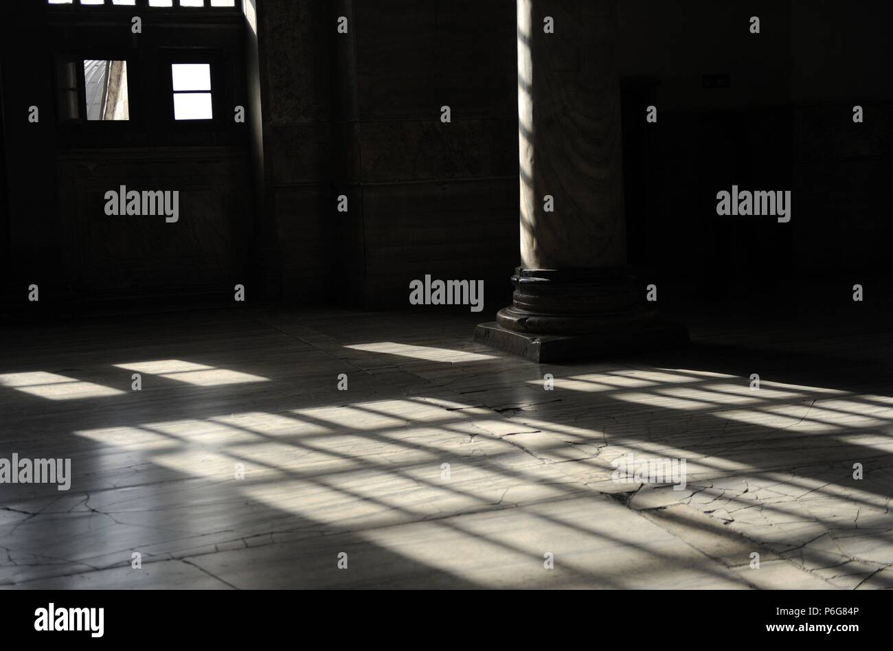 Turkei. Istanbul. Hagia Sophia. Innenraum. Stockfoto