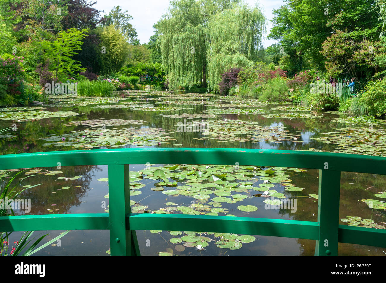 Monets Haus und Garten in Giverny Stockfoto