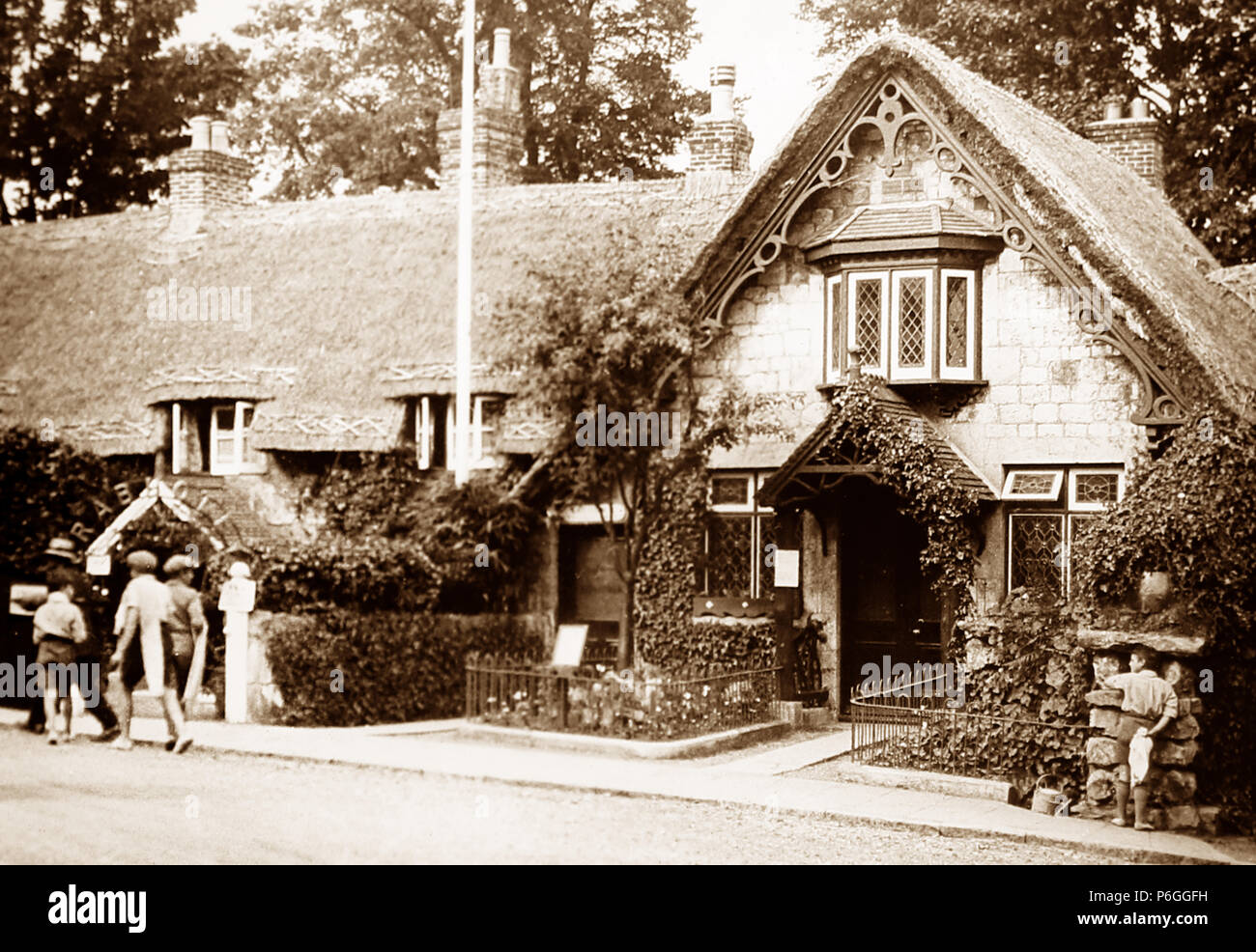 Krabben und Hummer Inn, Shanklin, Isle of Wight, Anfang 1900 s Stockfoto