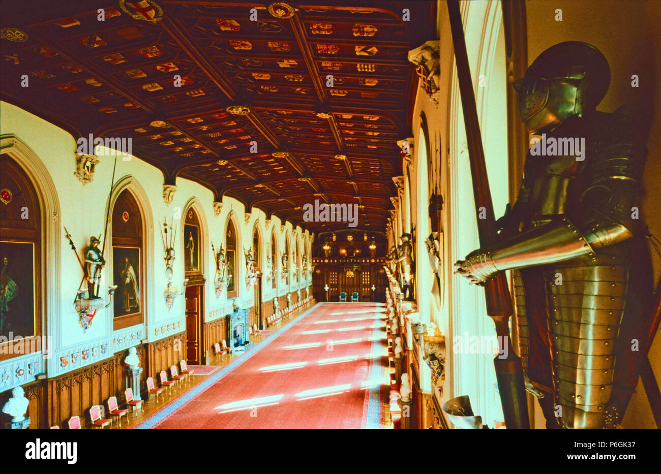 St. George's Hall, Schloss Windsor, Windsor, England Stockfoto