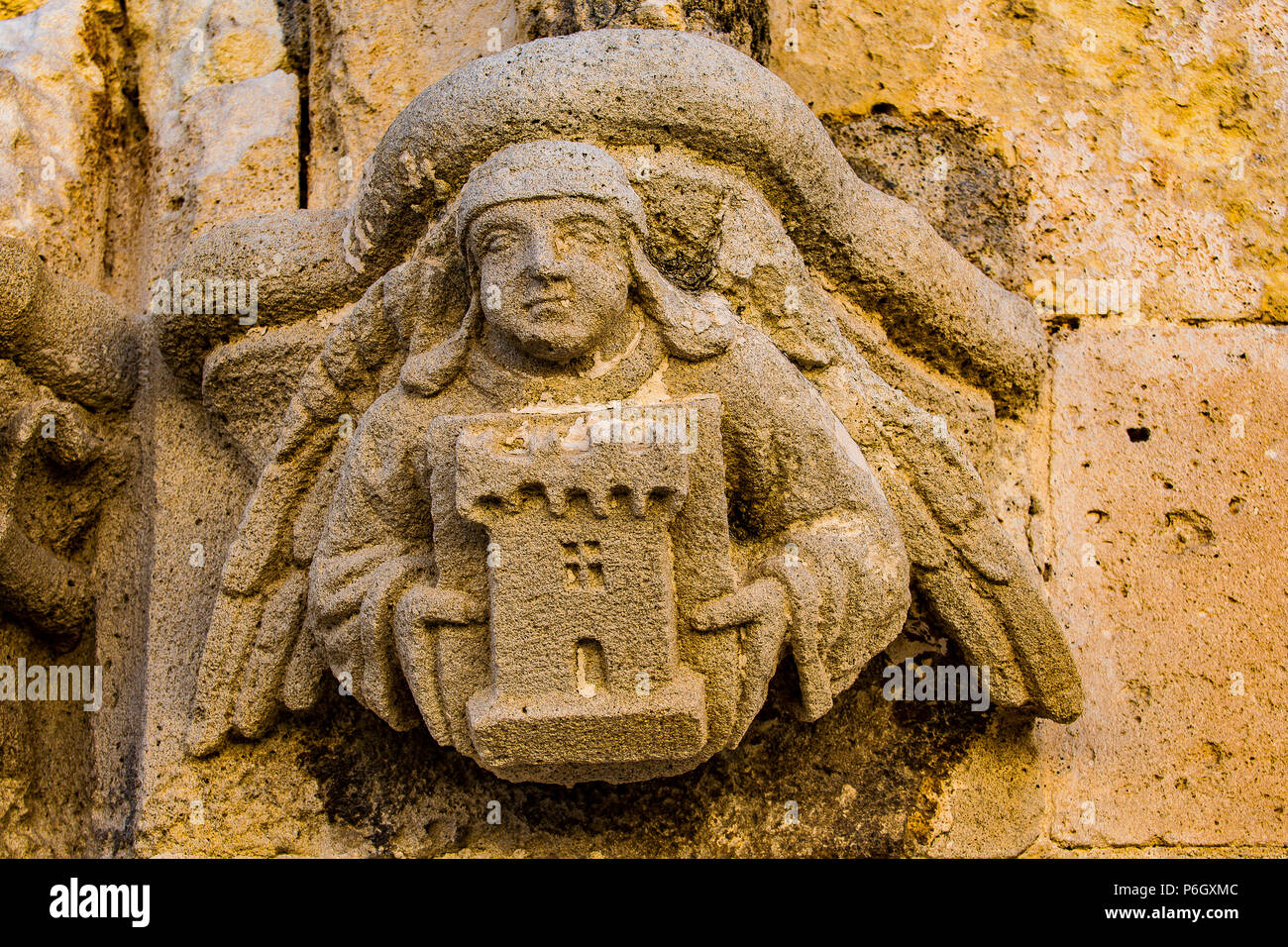 Italien Sardinien Porto Torres - Basilika di San Gavino, San Proto und San Gianuario - Wappen der Rechtskraft von Torres Stockfoto