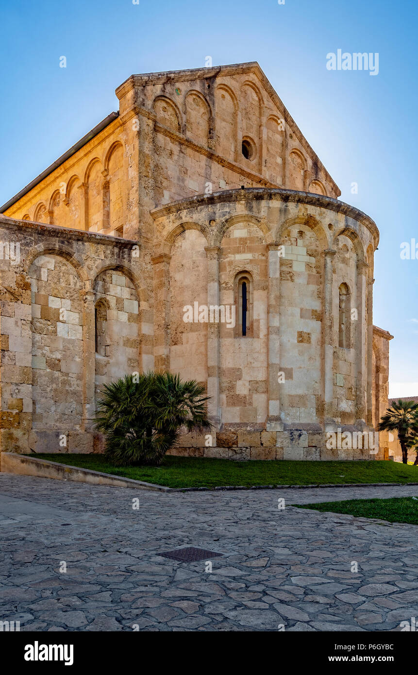 Italien Sardinien Porto Torres - Basilika di San Gavino, San Proto und San Gianuario Stockfoto