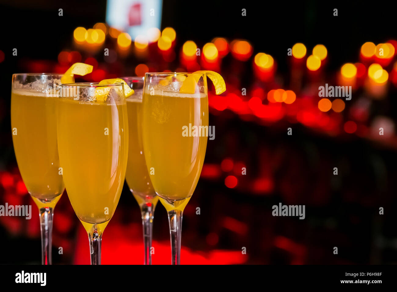 Wein Cocktail am Gala Dinner Bankett Veranstaltung willkommen Stockfoto