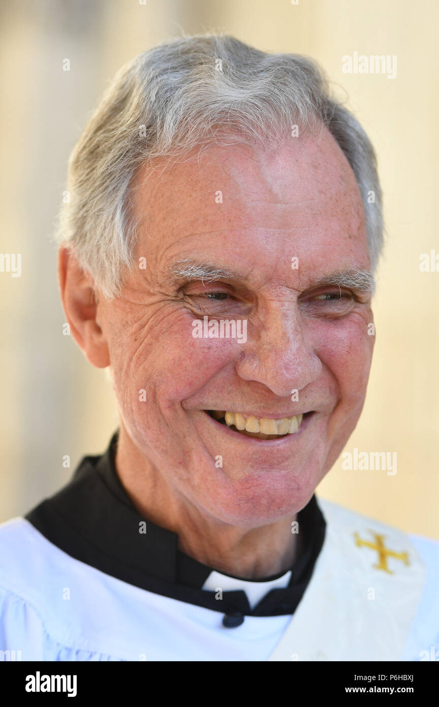 Der ehemalige Minister Jonathan Aitken außerhalb von St. Paul's