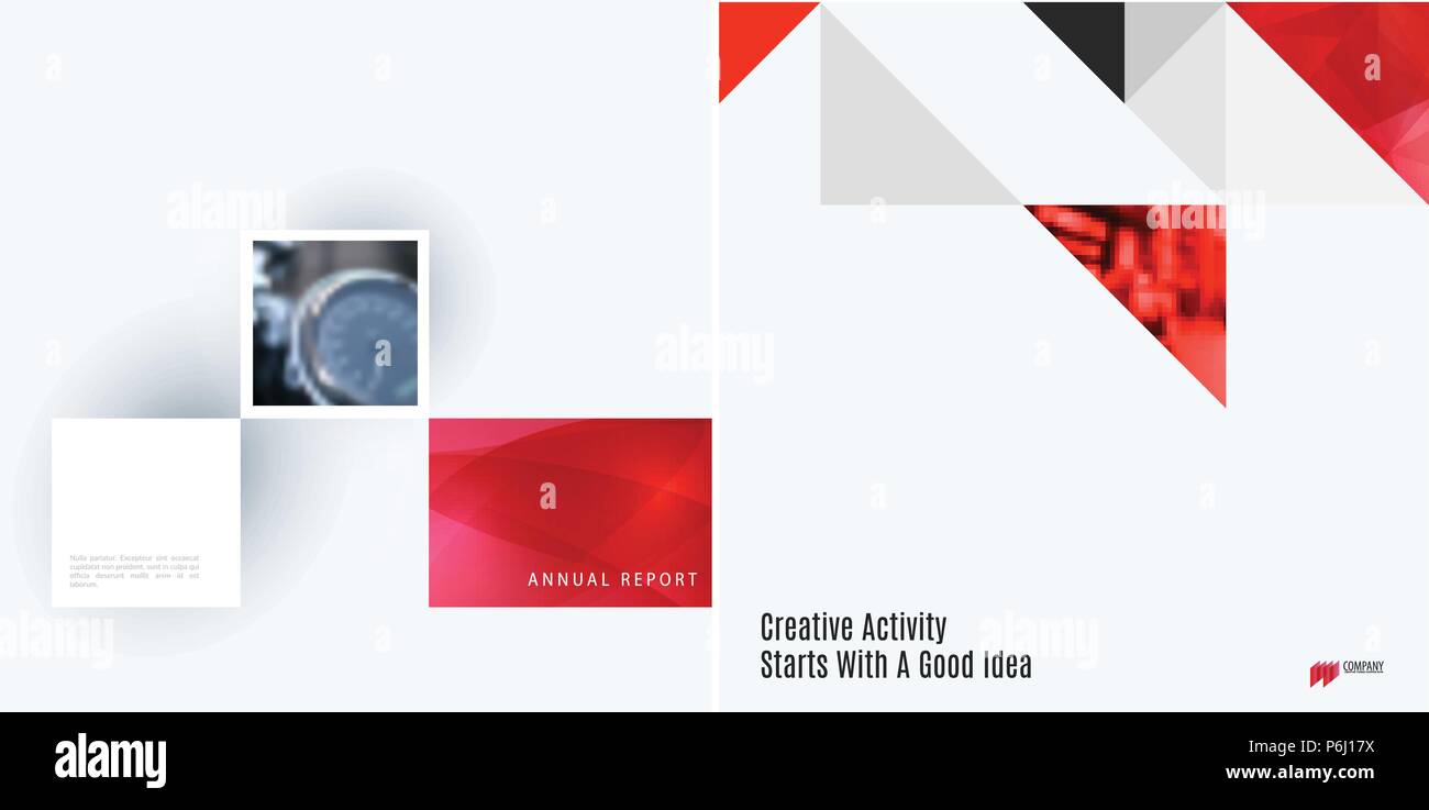 Moderne design abstract Vorlagen. Creative Business Hintergrund mit bunten Dreiecke für Promotion, Banner, Marke drucken, Business, Dekoration, Branding Stock Vektor