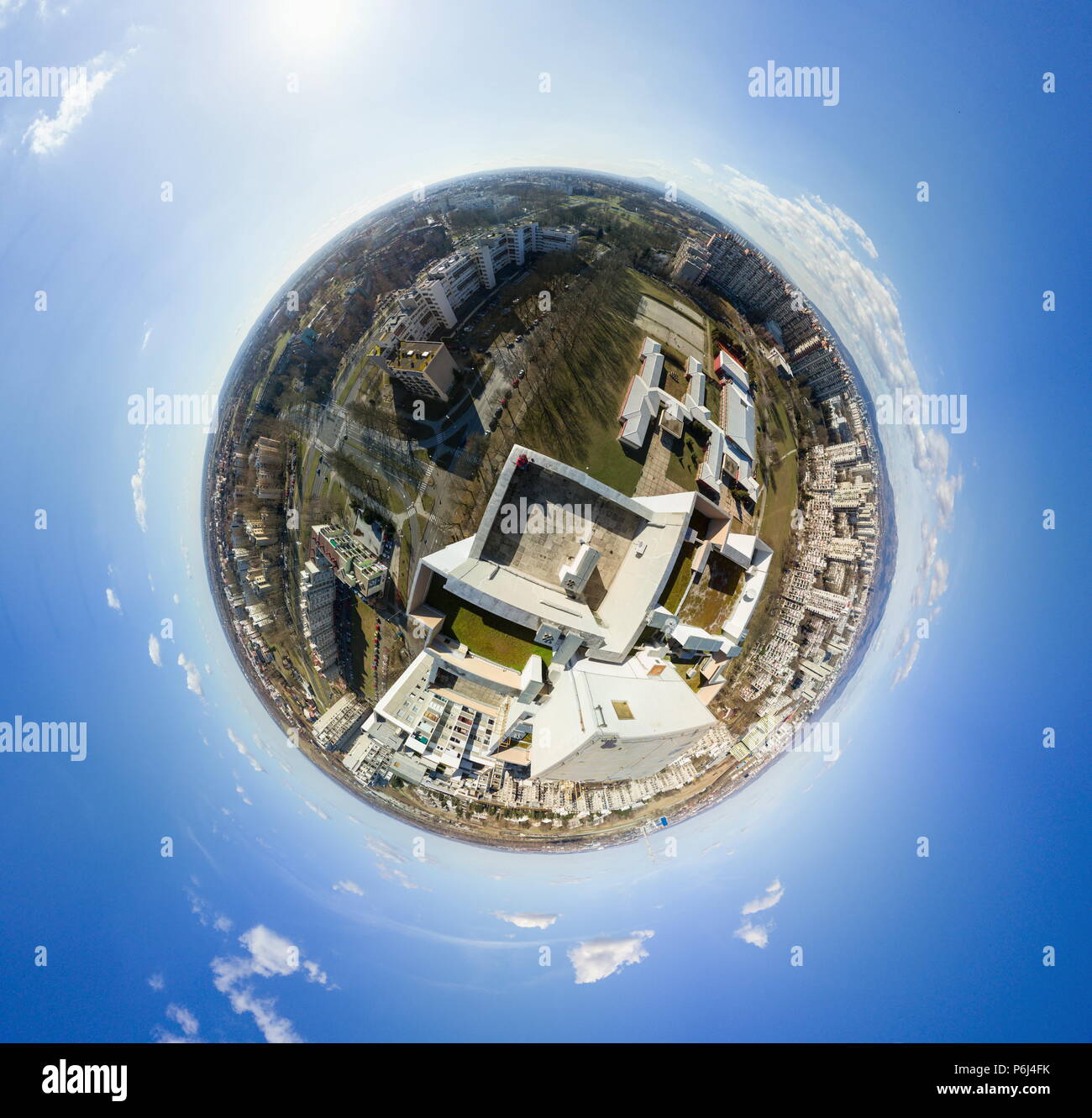 Winzigen Planeten von Zagreb Stockfoto