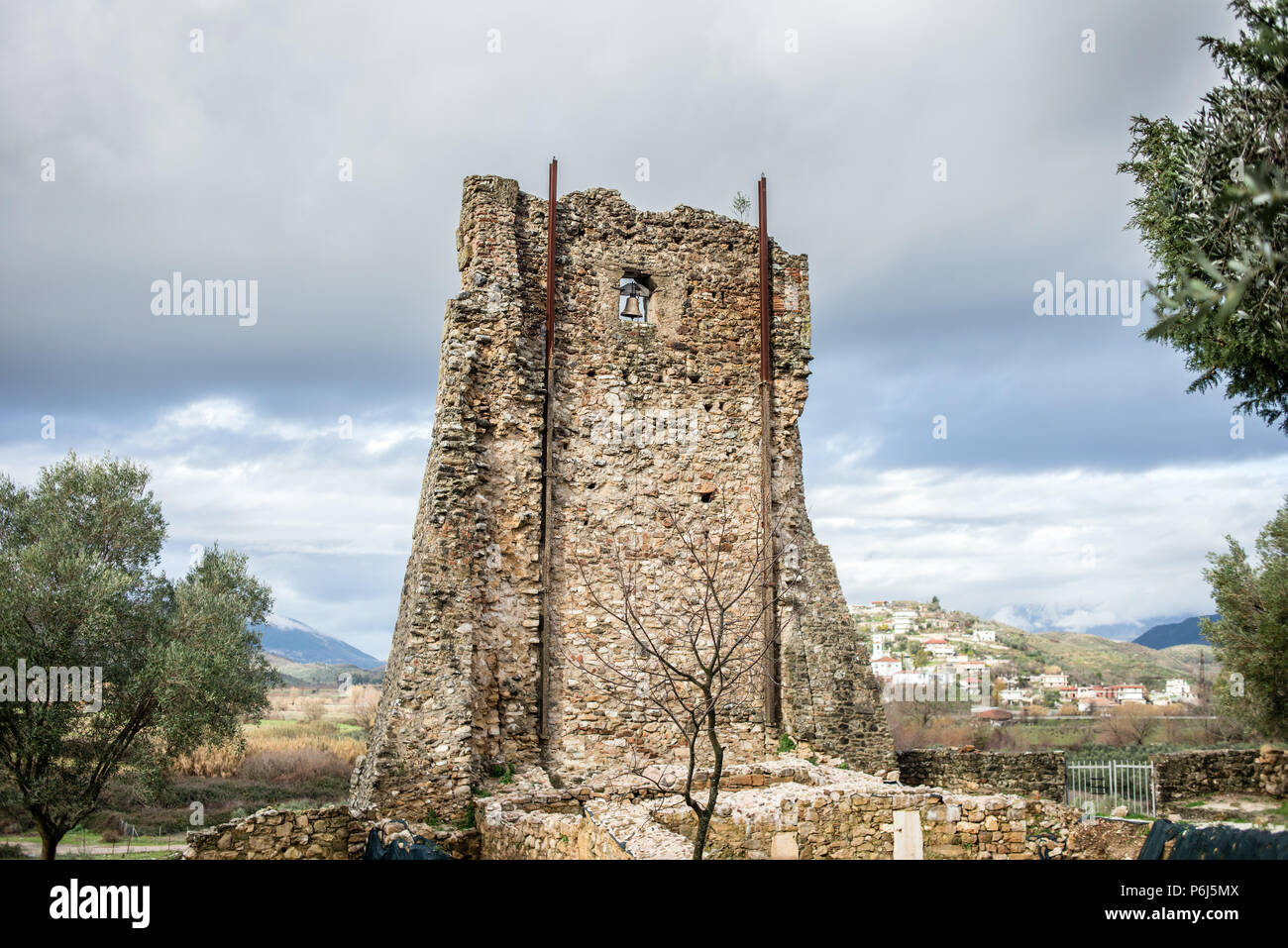 Die mesopotamischen Kloster im südlichen Teil der Mespotam Dorf im Saranda, Albanien Stockfoto