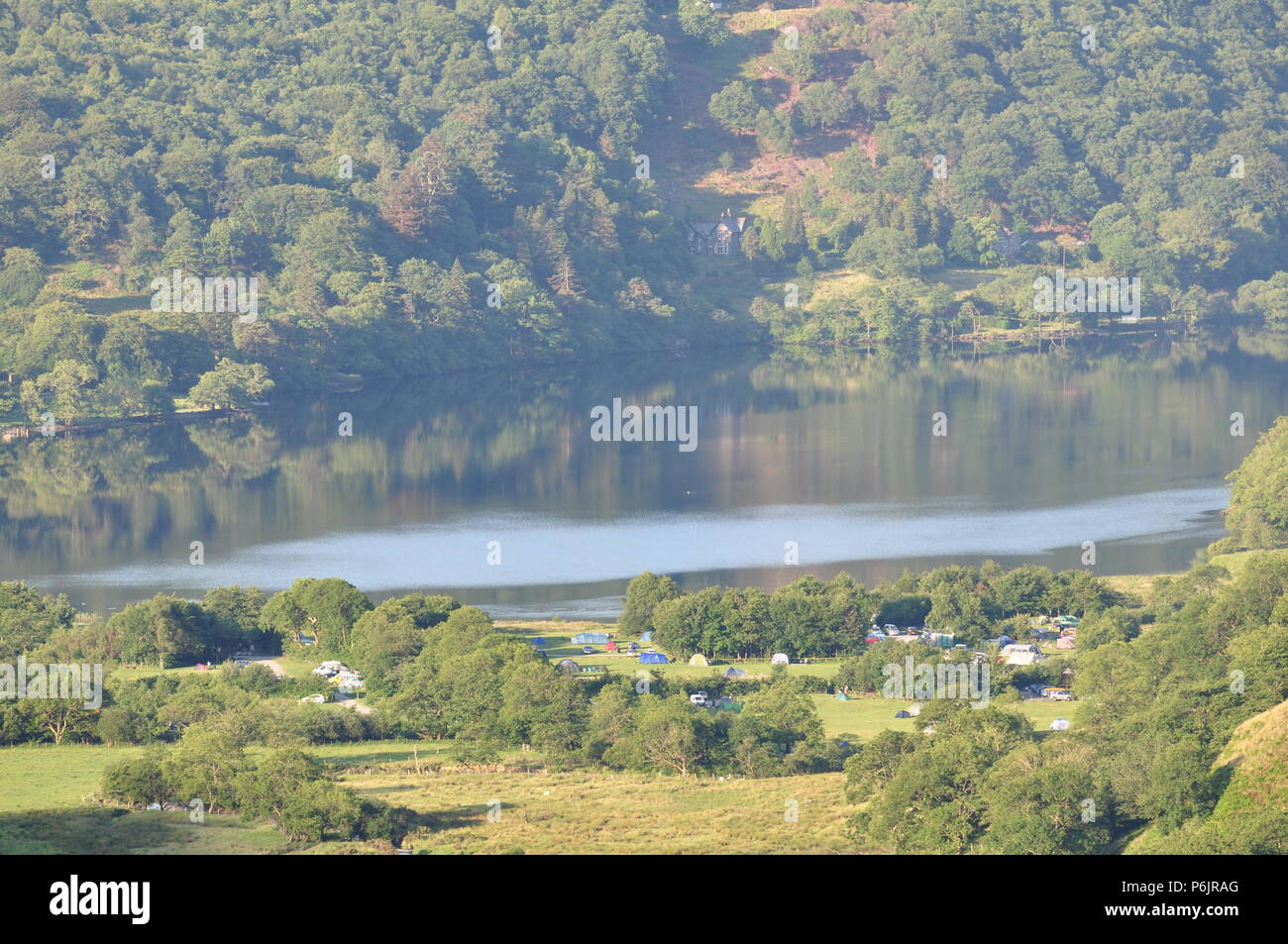 Llyn Gwynant, Snowdonia, Nord-West Wales, UK. Stockfoto