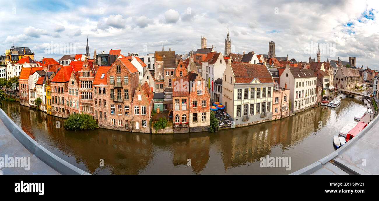 Altstadt von Gent, Belgien Stockfoto