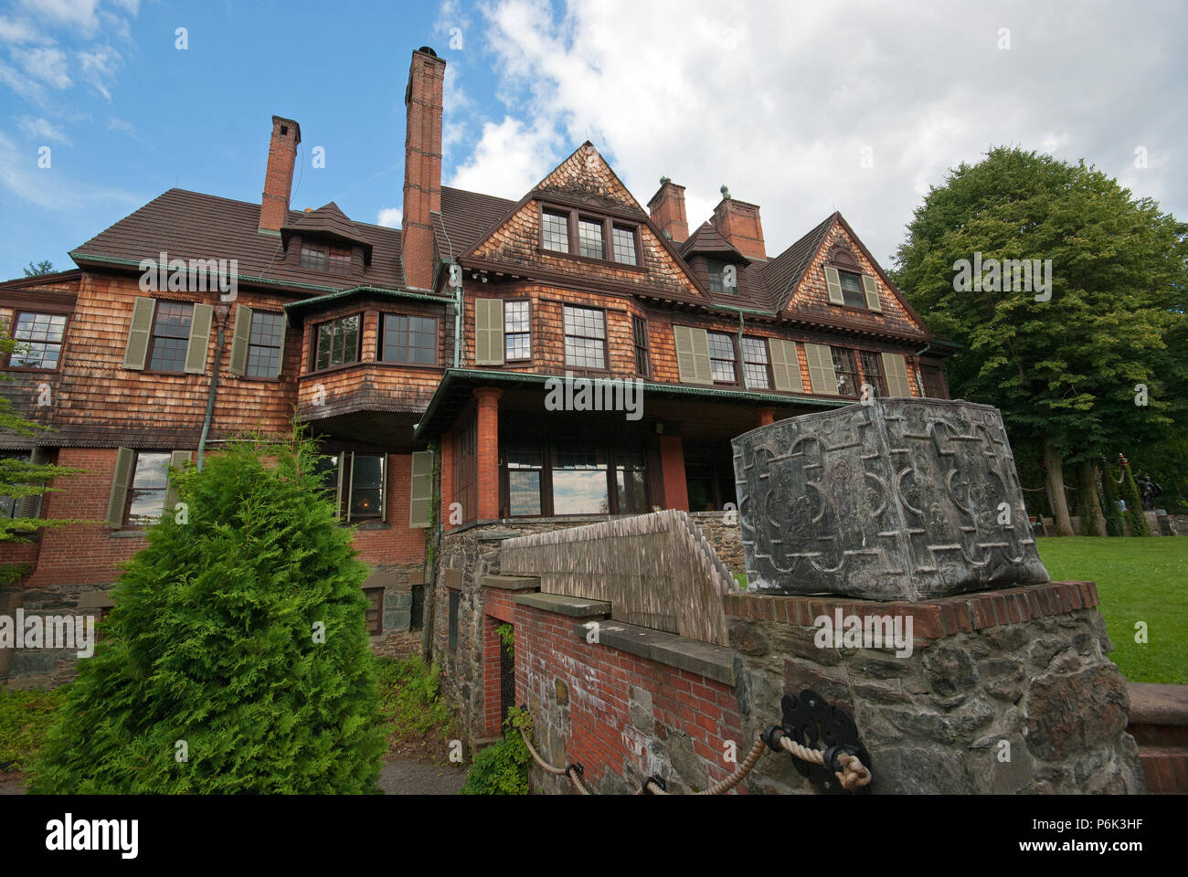 Naumkeag Country House in Shingle style (vom Architekten Stanford White), Stockbridge, Berkshire County, Massachusetts, USA Stockfoto