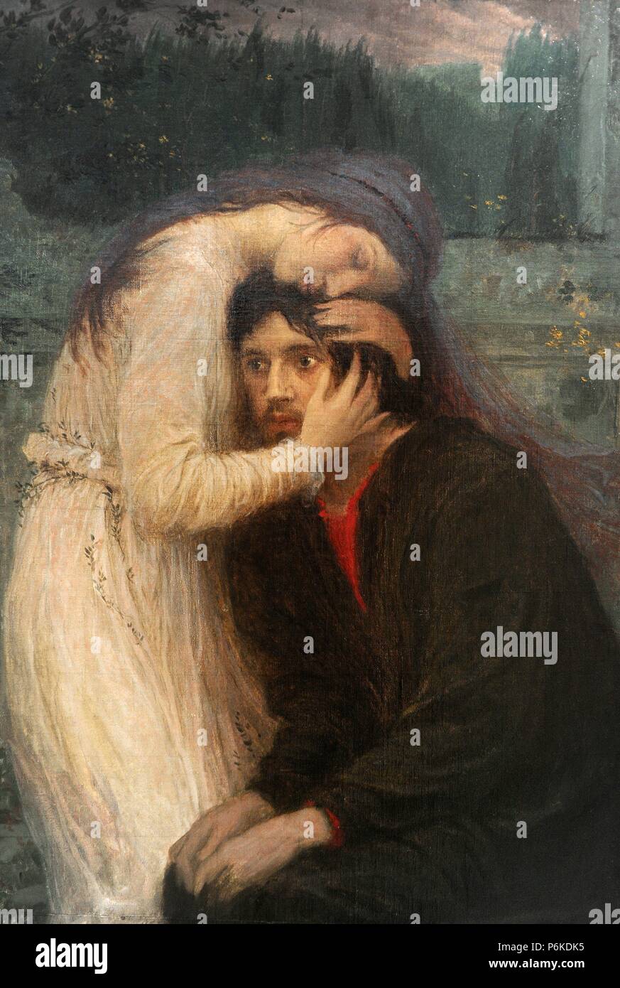 Max Svabinsky (1873-1962). Tschechischer Maler. Der Zusammenfluss von Seelen, 1896. National Gallery. Prag. Stockfoto